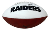 Bo Jackson Signed Oakland Raiders Logo Football BAS ITP