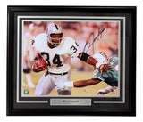 Bo Jackson Signed Framed 16x20 Oakland Raiders vs Dolphins Photo BAS