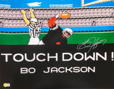Bo Jackson Signed 16x20 Oakland Raiders Tecmo Bowl Photo BAS