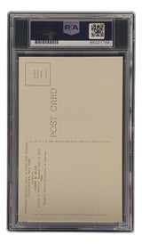 Bob Feller Signed 4x6 Cleveland Hall Of Fame Plaque Card PSA/DNA 85027788