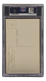 Bob Feller Signed 4x6 Cleveland Hall Of Fame Plaque Card PSA/DNA 85027790