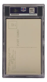Bob Feller Signed 4x6 Cleveland Hall Of Fame Plaque Card PSA/DNA 85054865