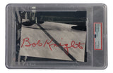 Coach Bob Knight Signed Slabbed Indiana Hoosiers Cut Signature PSA/DNA 85076355 - Sports Integrity