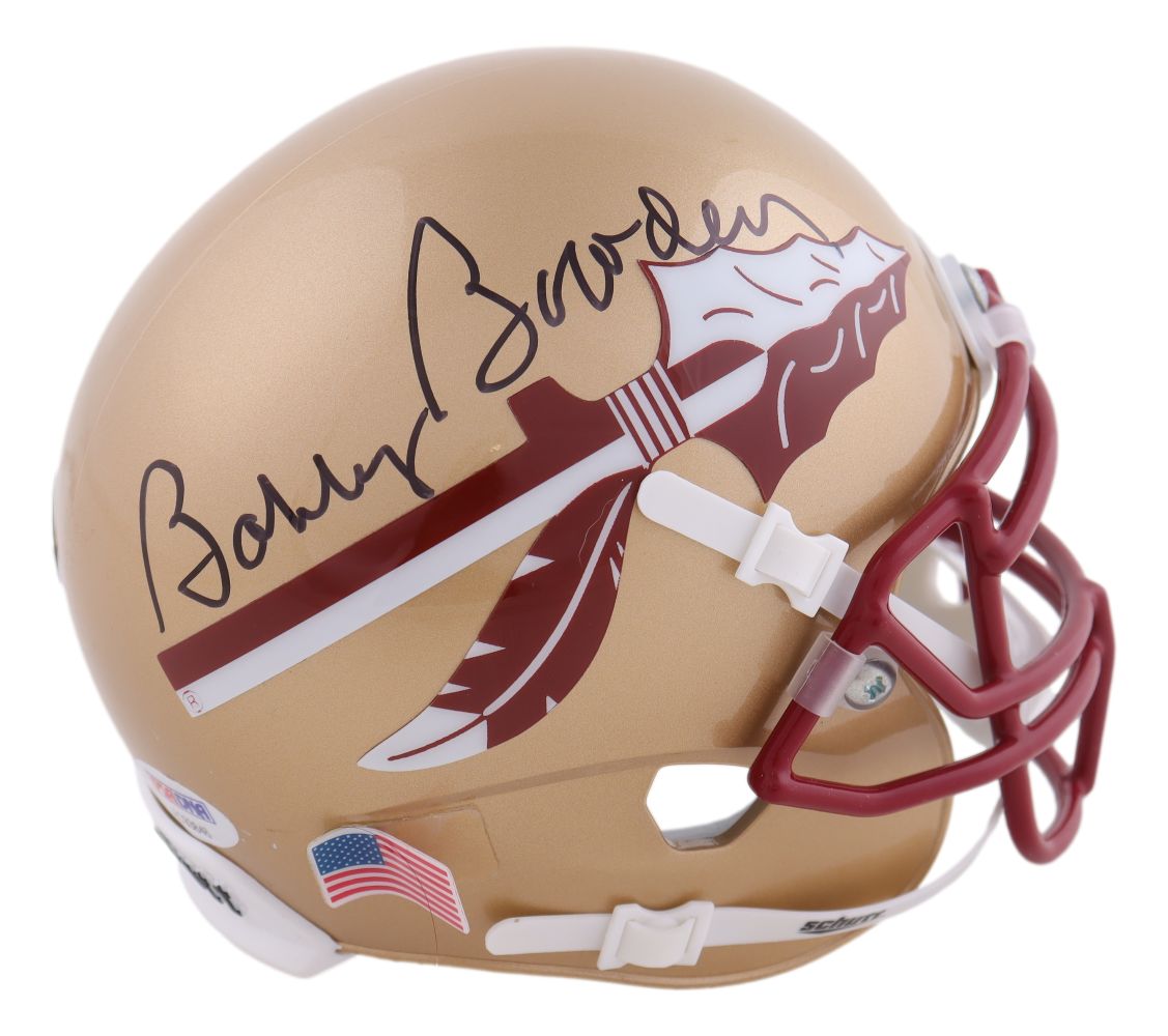 Bobby Bowden Signed Florida State Seminoles Schutt Mini Helmet PSA/DNA