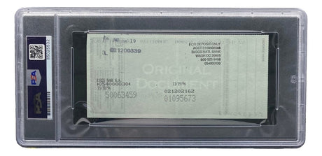 Bobby Thomson New York Giants Signed Bank Check PSA/DNA 85025532 - Sports Integrity