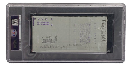 Bobby Thomson New York Giants Signed Bank Check PSA/DNA 85025537 - Sports Integrity