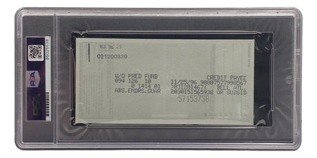 Bobby Thomson New York Giants Signed Bank Check PSA/DNA 85025538 - Sports Integrity