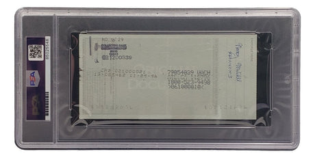 Bobby Thomson New York Giants Signed Bank Check PSA/DNA 85025548 - Sports Integrity