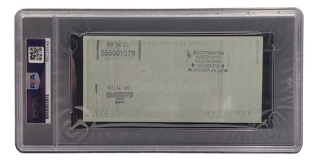 Bobby Thomson New York Giants Signed Bank Check PSA/DNA 85025549 - Sports Integrity