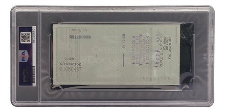 Bobby Thomson New York Giants Signed Bank Check PSA/DNA 85025553 - Sports Integrity