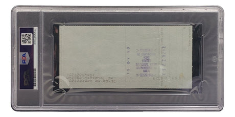 Bobby Thomson New York Giants Signed Bank Check PSA/DNA 85025554 - Sports Integrity