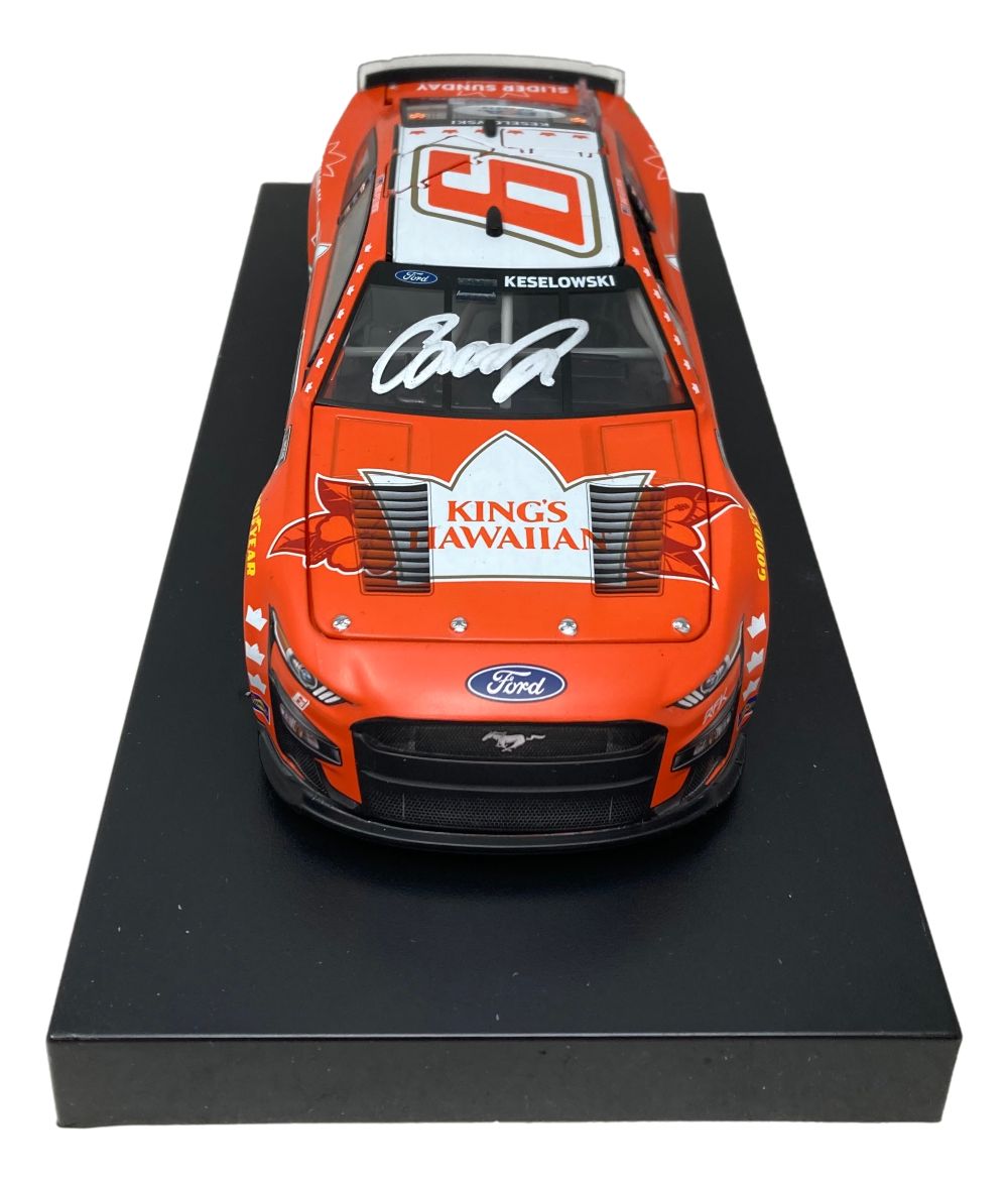 Brad Keselowski Signed 1:24 NASCAR Kings Hawaiian Rolls Die-Cast Car PSA/DNA