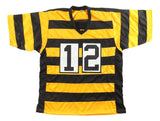 Terry Bradshaw Pittsburgh Signed Bumblebee Football Jersey BAS