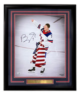 Brady Tkacuk Signed Framed 16x20 USA Hockey 2026 Olympic Gold Photo Fanatics