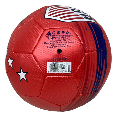 Brandi Chastain Signed USA Red Soccer Ball BAS ITP - Sports Integrity