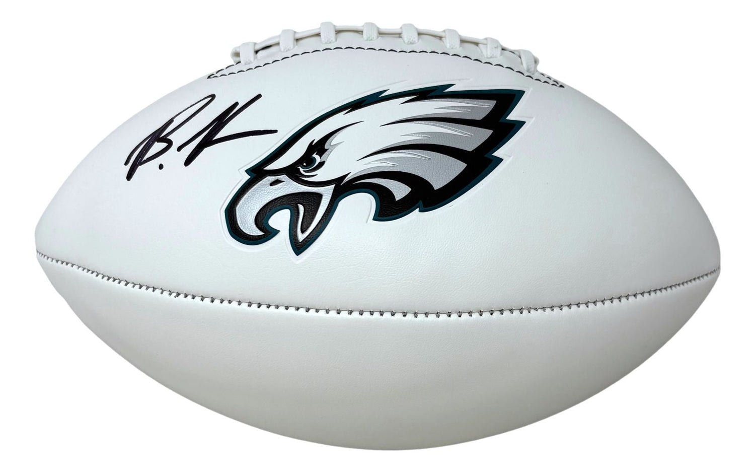 Brandon Graham Signed Philadelphia Eagles Logo Football JSA QR Hologram