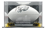 Brandon Graham Signed Eagles Logo Football JSA w/ Super Bowl 59 LIX Case