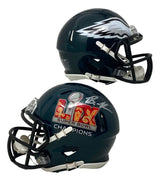 Brandon Graham Signed Philadelphia Eagles Super Bowl 59 LIX Mini Speed Helmet BAS