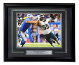 Brandon Graham Signed Framed 11x14 Philadelphia Eagles vs Lions Photo JSA