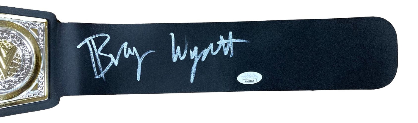 Bray Wyatt Signed WWE Championsip Toy Belt JSA Hologram