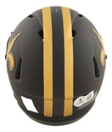 Drew Brees Signed New Orleans Saints Eclipse Mini Speed Helmet SB XLIV MVP BAS