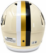 Drew Brees Signed Saints Full Size RETRO Replica Speed Helmet HOF 26 BAS