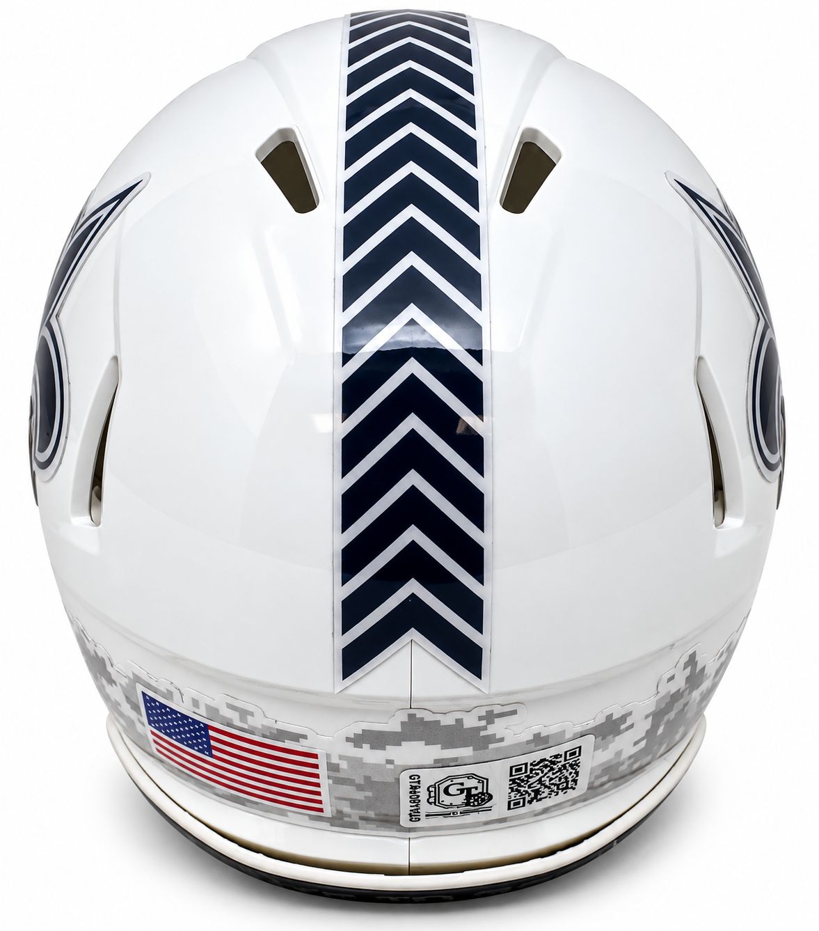 Drew Brees Signed Saints White Salute To Service Mini Speed Helmet GTSM