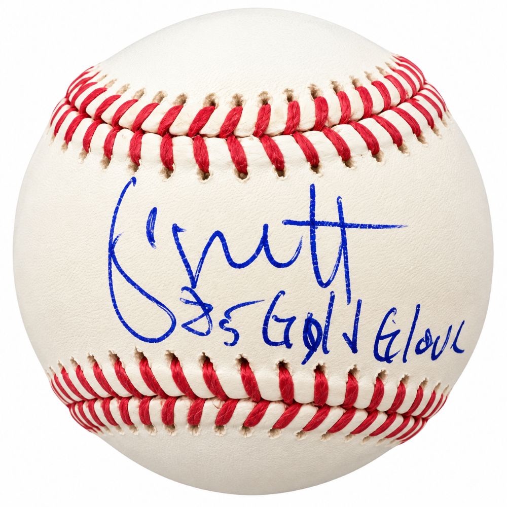 George Brett Royals Signed Official MLB Baseball 85 Gold Glove MLB