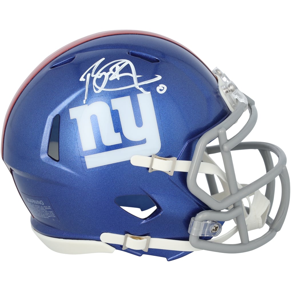 Brian Burns Autographed New York Giants Speed Mini Helmet Fanatics