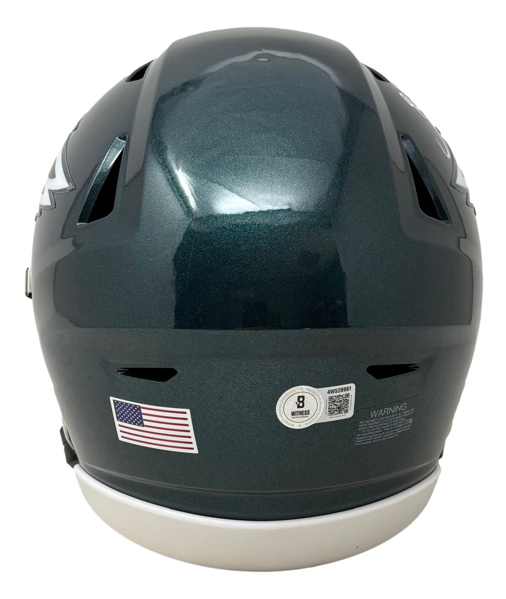 Brian Dawkins Signed Philadelphia Eagles MIDI SpeedFlex Helmet BAS