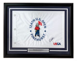 Brooks Koepka Signed Framed 124th PGA US Open Golf Flag JSA