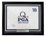 Brooks Koepka Signed Framed 2025 PGA Championship Golf Flag JSA