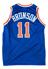 Jalen Brunson New York Blue Basketball Jersey