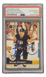 Sports Integrity’s Bryan Trottier Signed 1991 Pro Set #192 Pittsburgh Penguins Hockey Card, authenticated by PSA/DNA and featuring his blue ink autograph, comes encased in a graded plastic holder.