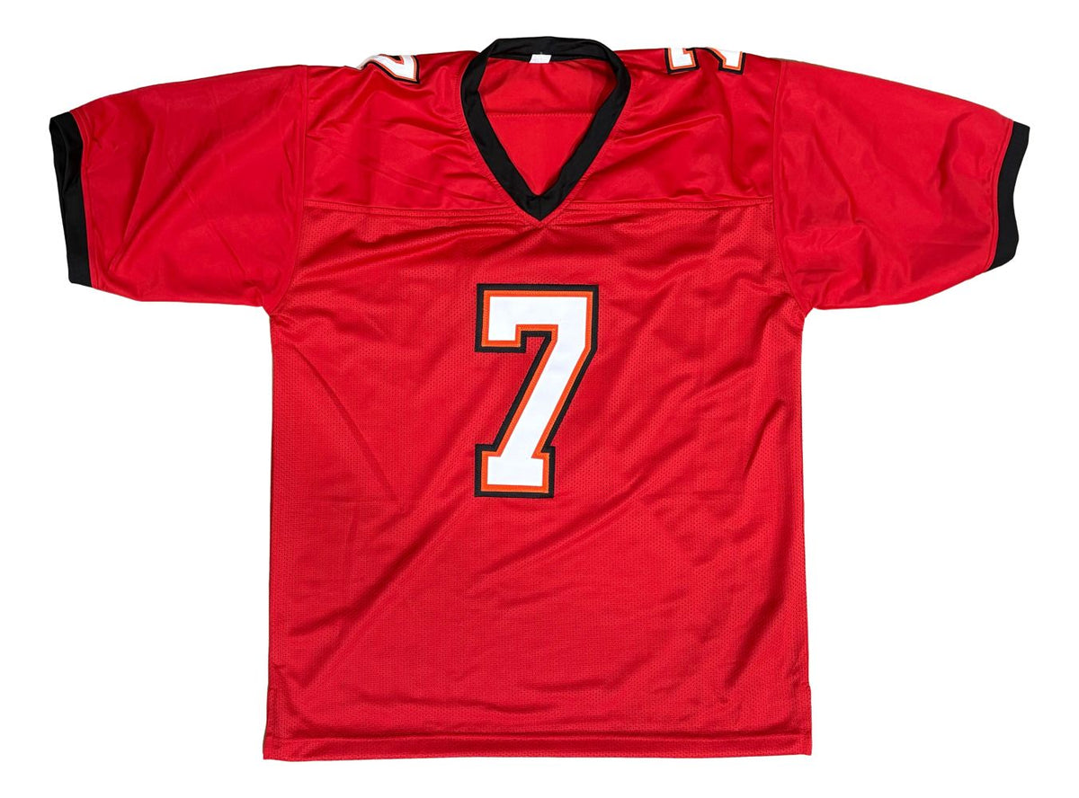 Bucky Irving Tampa Bay Signed Red Football Jersey BAS