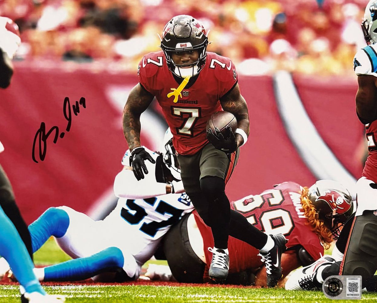 Bucky Irving Signed 8x10 Tampa Bay Buccaneers Photo BAS
