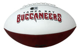 Bucky Irving Signed Tampa Bay Buccaneers Logo Football BAS
