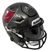 Bucky Irving Signed Tampa Bay Buccaneers MIDI SpeedFlex Helmet BAS