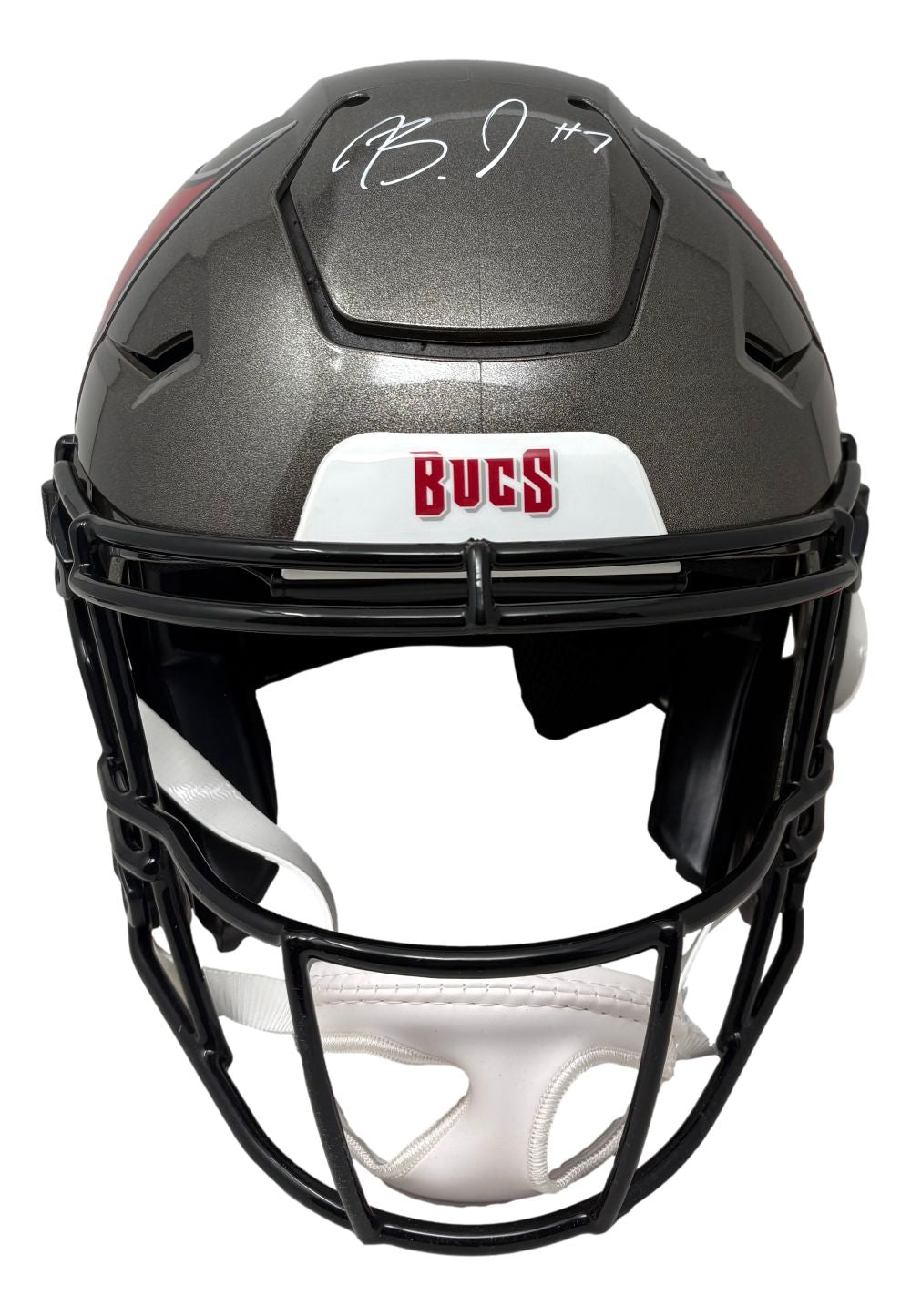 Bucky Irving Signed Tampa Bay Buccaneers FS Authentic SpeedFlex Helmet BAS