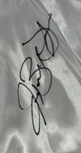 Buster Douglas Signed Custom White Boxing Trunks JSA QR