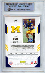 2021 Panini Score #346 Kwity Paye RC Michigan BGS Autograph 10