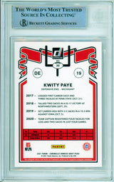 2021 Chronicles Draft Picks Retro #30 Kwity Paye RC BGS Autograph 10