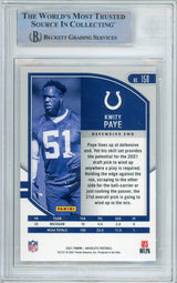2021 Absolute Football #150 Kwity Paye RC Indianapolis Colts BGS Autograph 10