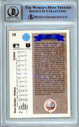 1990 Upper Deck #13 Deion Sanders New York Yankees BGS Autograph 10