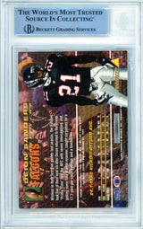 1994 Pinnacle Trophy Collection #1 Deion Sanders Atlanta Falcons BGS Auto 10