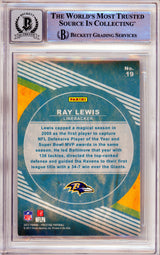 2017 Panini Prestige Living Legends #19 Ray Lewis Baltimore Ravens BGS Auto 10