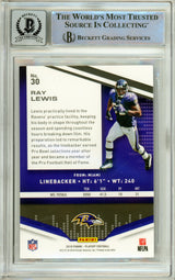 2019 Panini Playoff #30 Ray Lewis Baltimore Ravens BGS Autograph 10