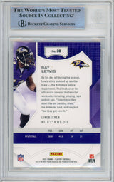 2021 Panini Playoff #30 Ray Lewis Baltimore Ravens BGS Autograph 10