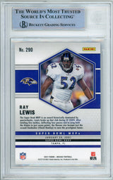 2021 Panini Mosaic MVP #290 Ray Lewis Baltimore Ravens BGS Auto