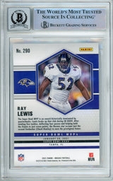 2021 Panini Mosaic MVP #290 Ray Lewis Baltimore Ravens BGS Auto 10